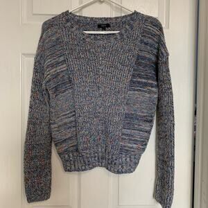 Rails Elsa speckled blue crewneck sweater